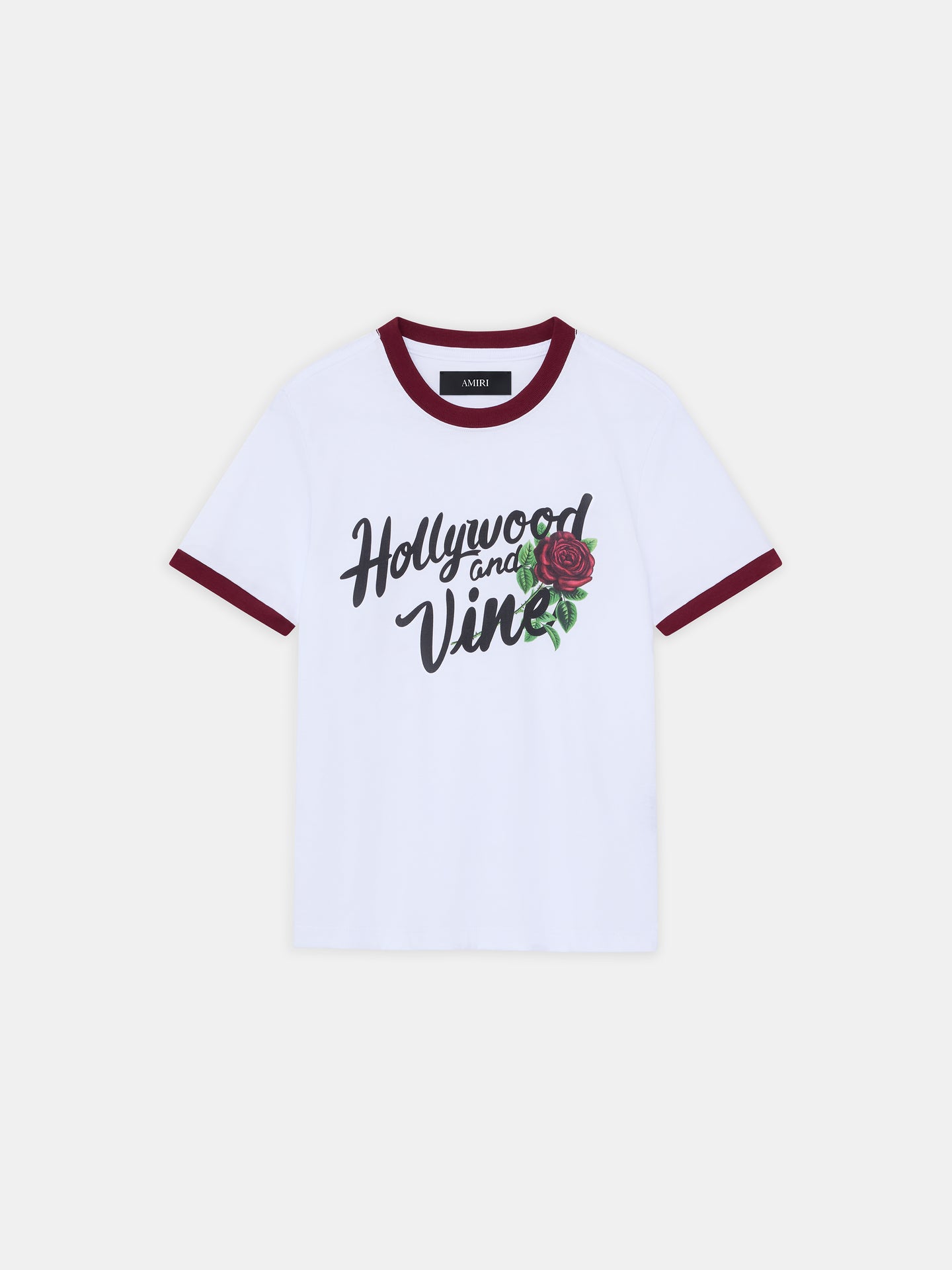 WOMEN - WOMEN'S ROSE RINGER TEE - WHITE - AMIRI