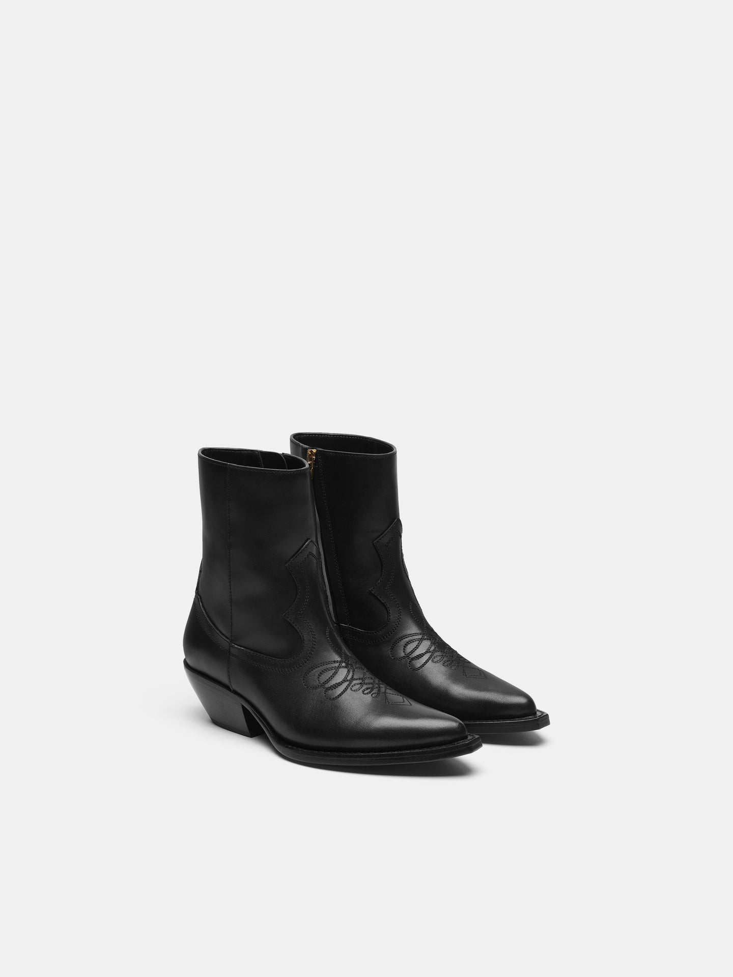WOMEN - WOMEN'S LEATHER RYDER BOOT - Black