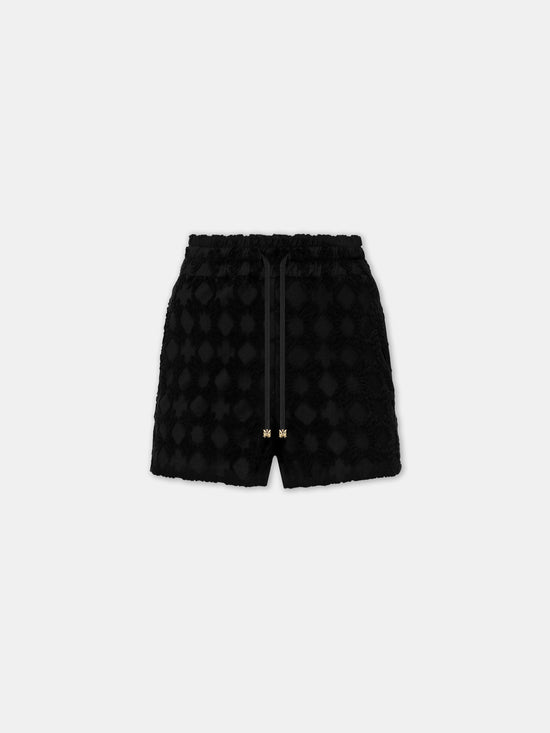 WOMEN - WOMEN'S MA QUAD TOWELING SHORT - Black - AMIRI