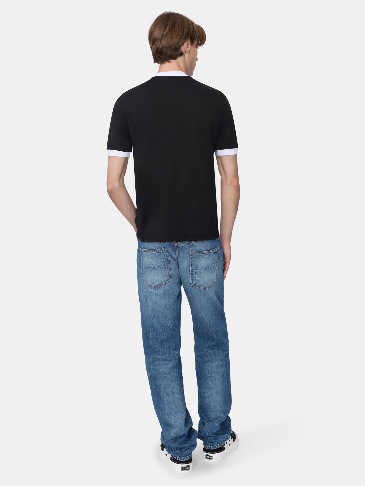 EAGLE RINGER TEE - BLACK - AMIRI