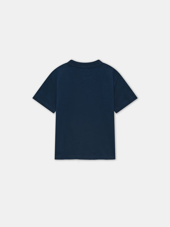 KIDS - KIDS' AMIRI TIGER TEE - Midnight Blue - AMIRI