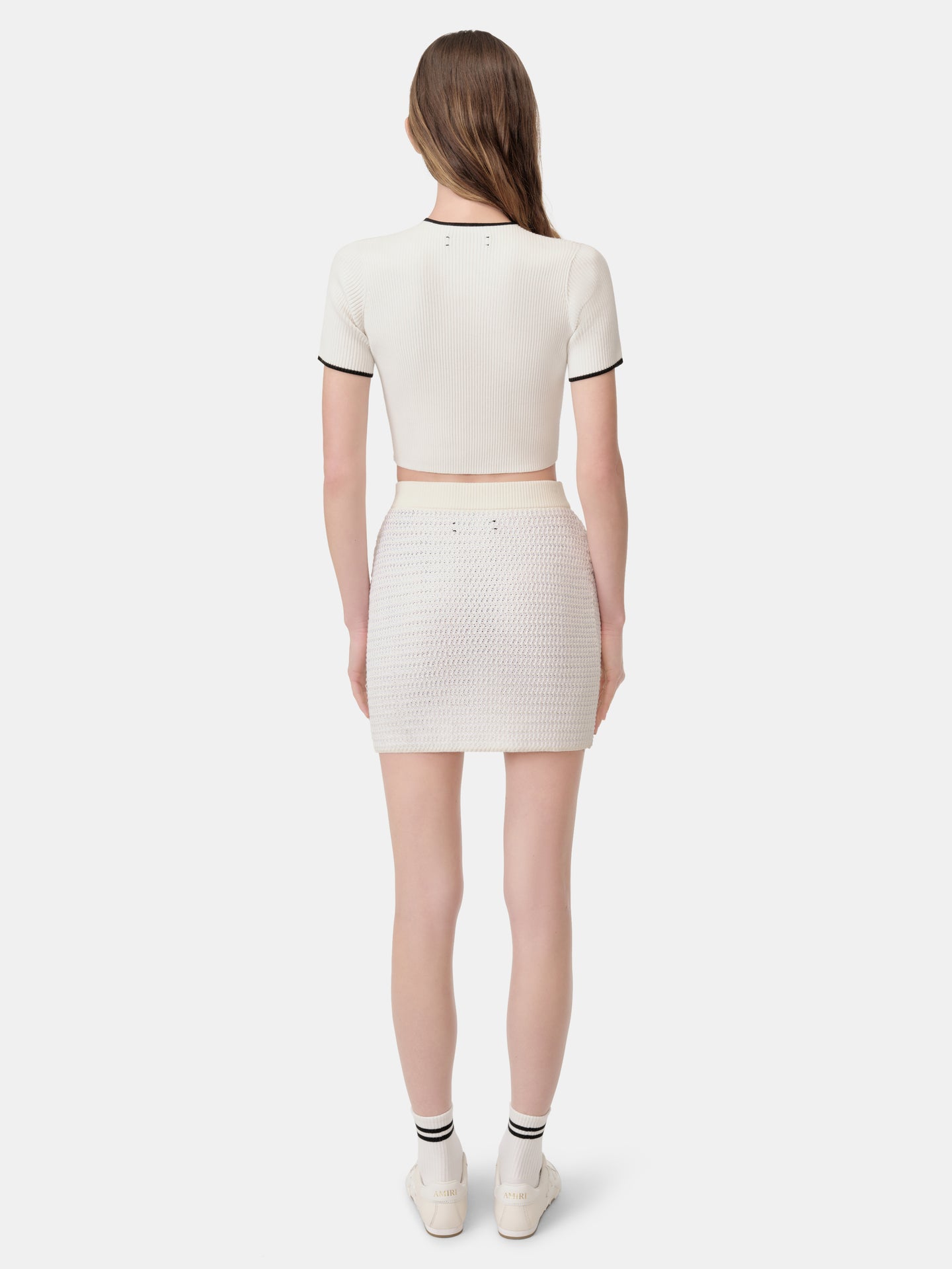 WOMEN - WOMEN'S MA MINI SKIRT - Ivory - AMIRI