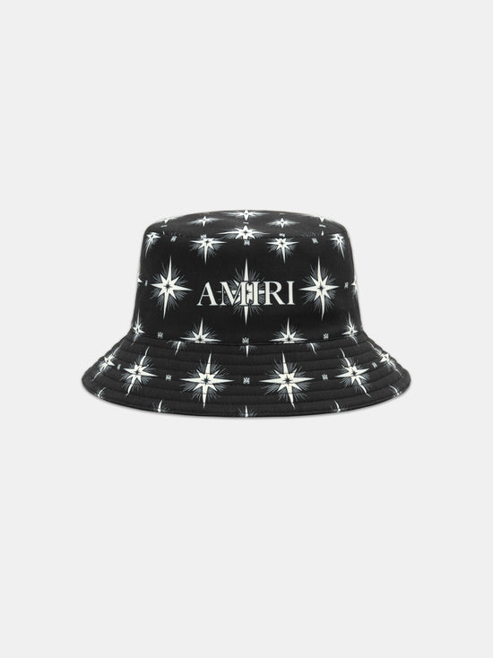 AMIRI STARBURST BUCKET HAT - Black