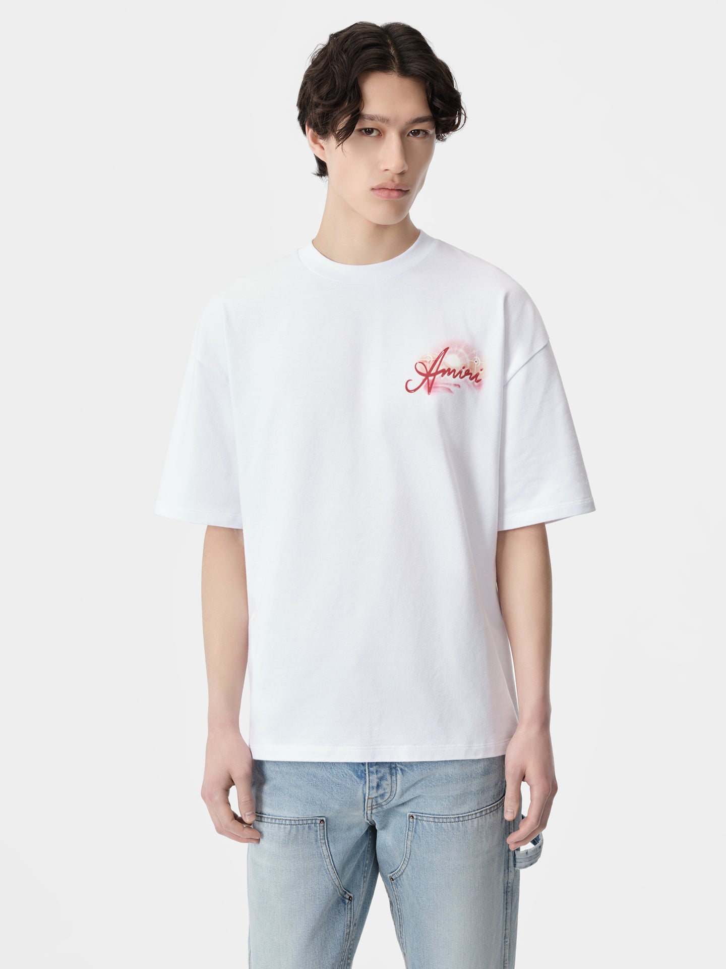 AMIRI PARADISE AIRBRUSH TEE - White