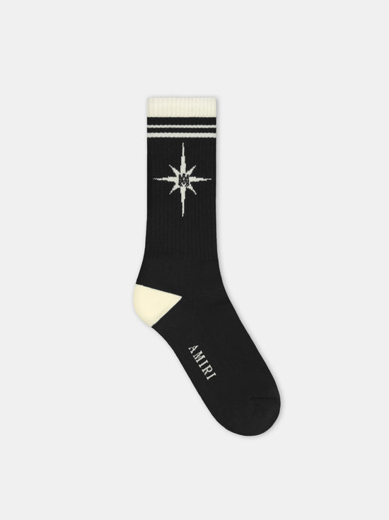 STARBURST SOCK - Black