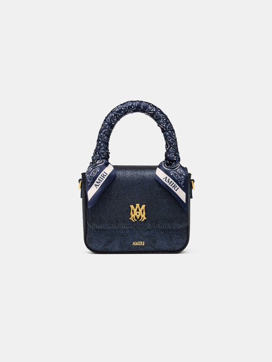 WOMEN - WOMEN'S DENIM NANO MA BAG - WET SHIMMER - AMIRI