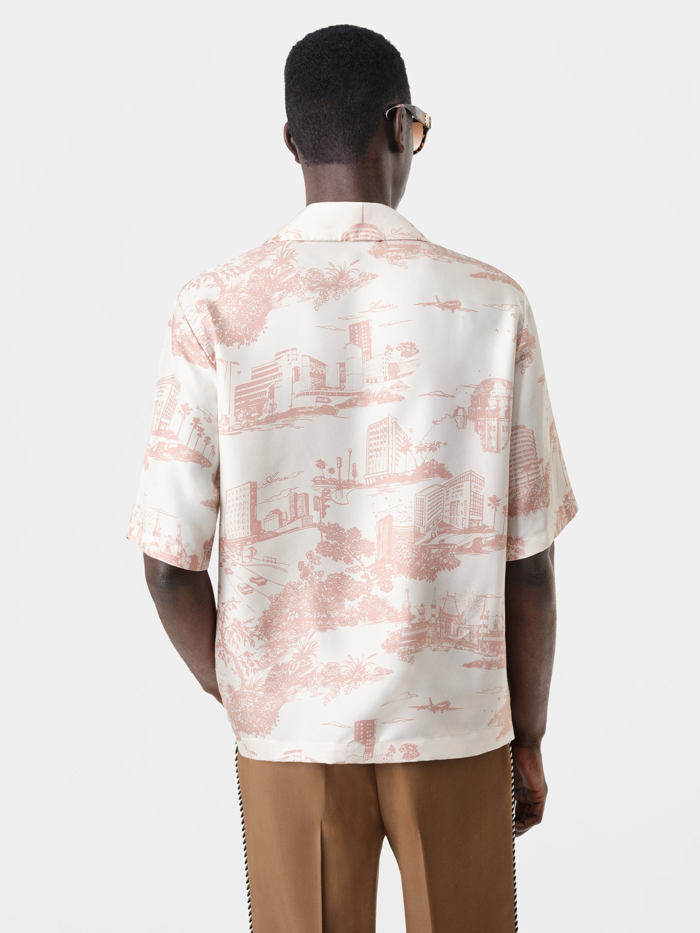 LA LANDMARK BOWLING SHIRT - Alabaster