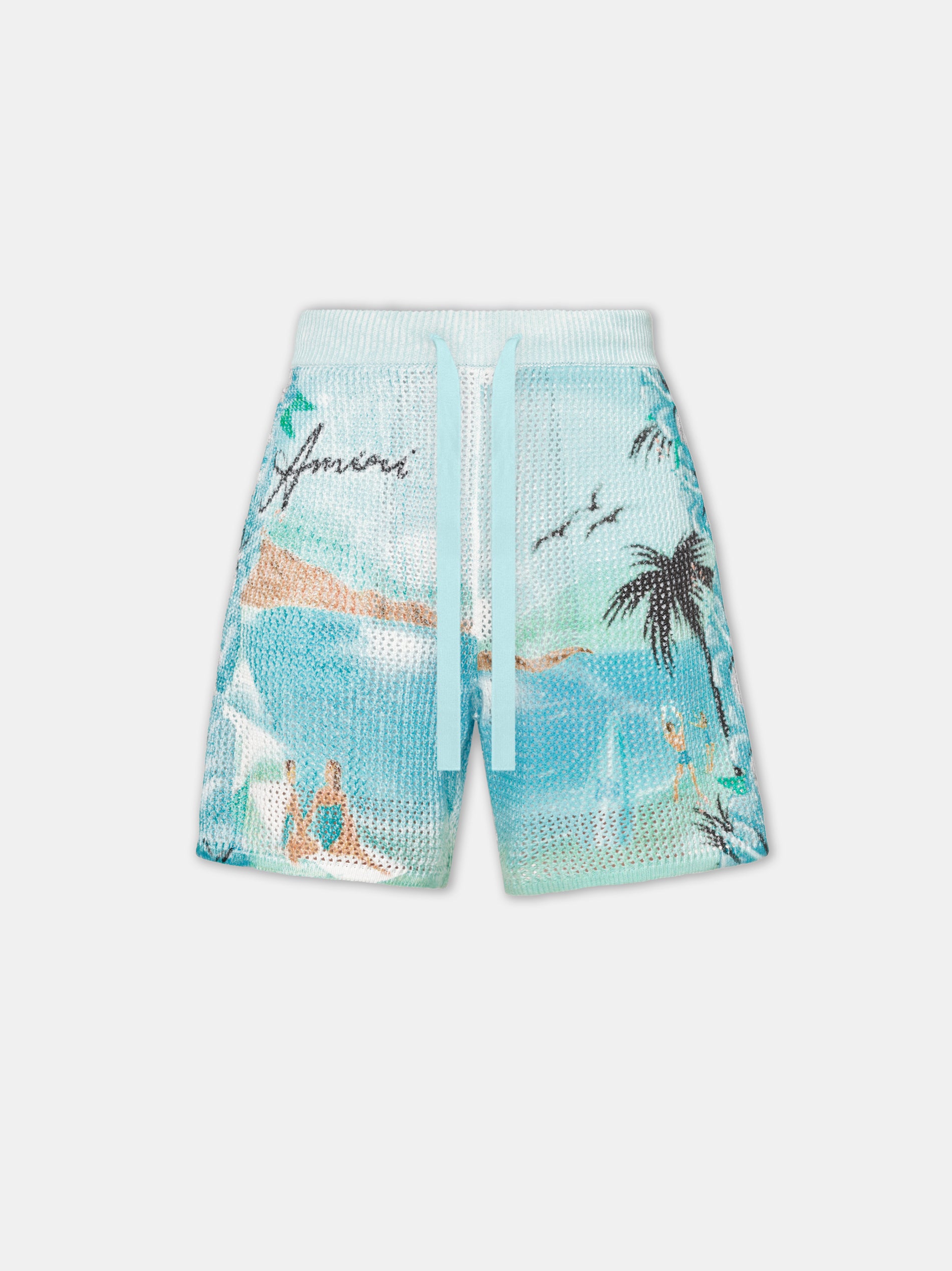 Product AMIRI PARADISE CROCHET SHORT - Cerulean featured image