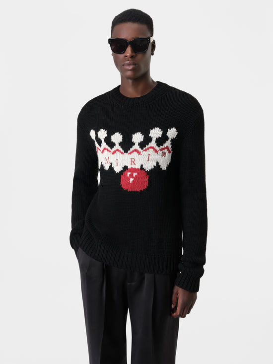 AMIRI BOWLING CREWNECK - Black