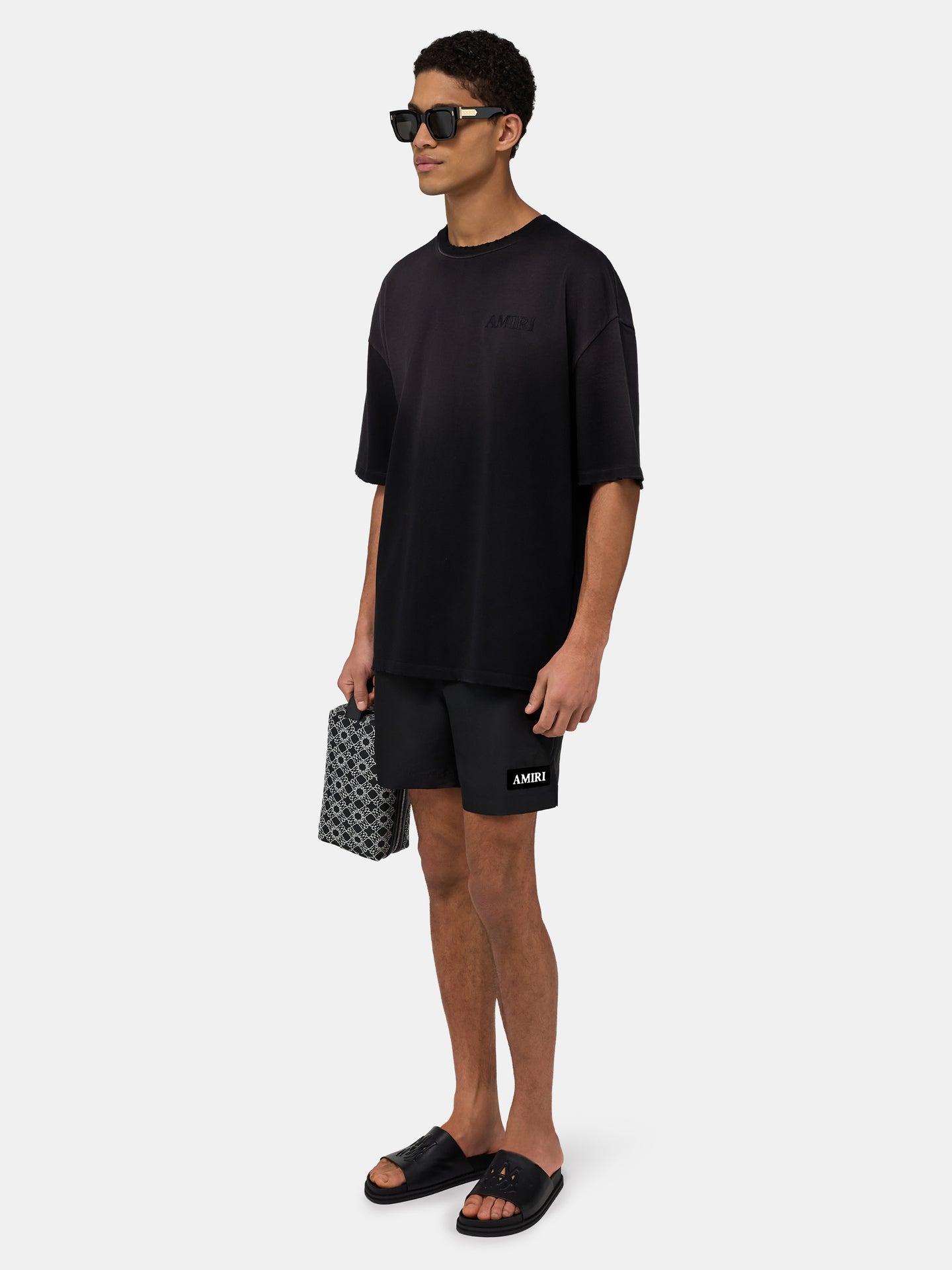 AMIRI PATCH SWIMSHORT - Black - AMIRI