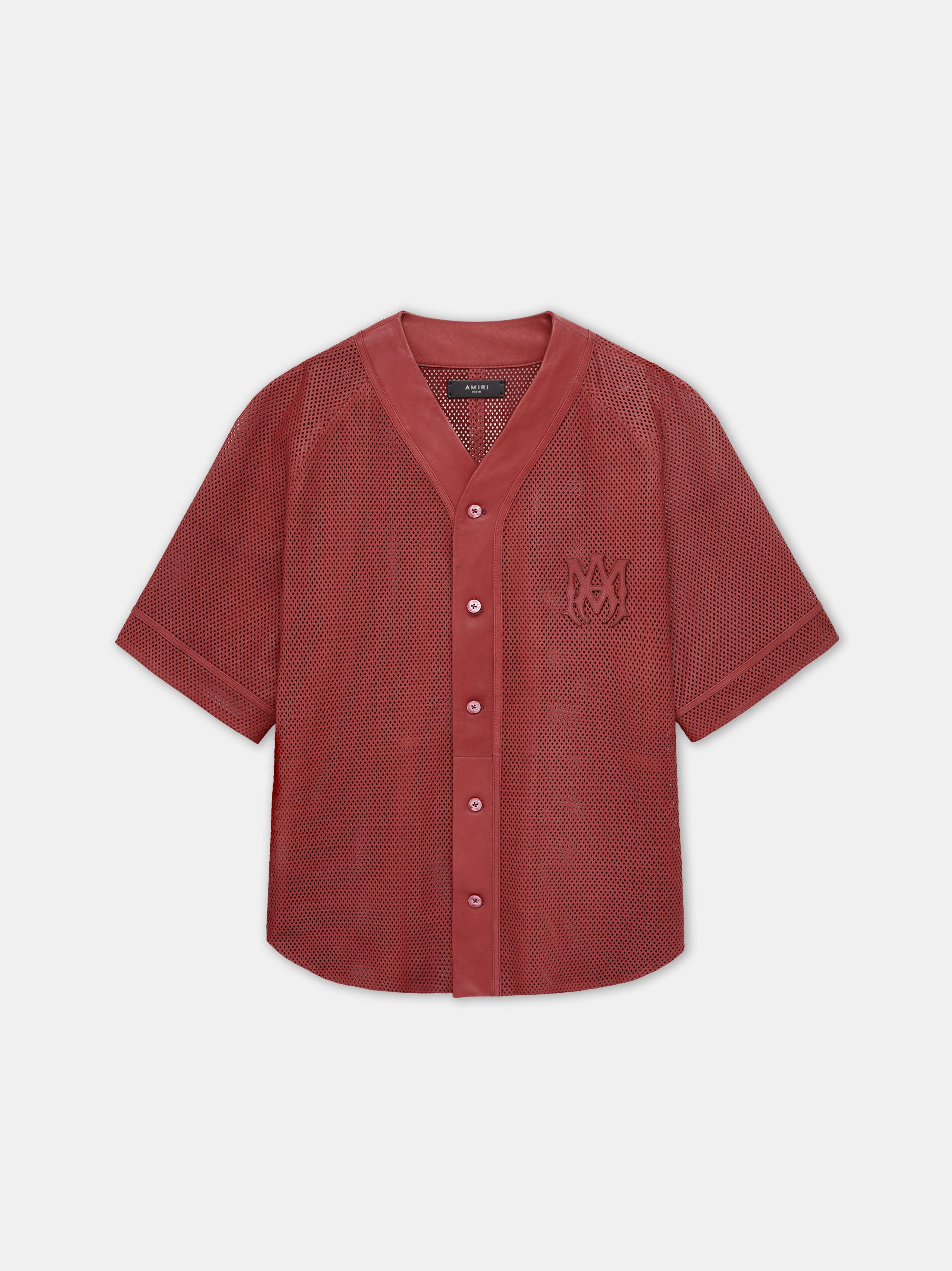 Product MA PERFORATED BASEBALL SHIRT - Sun Dried Tomato featured image