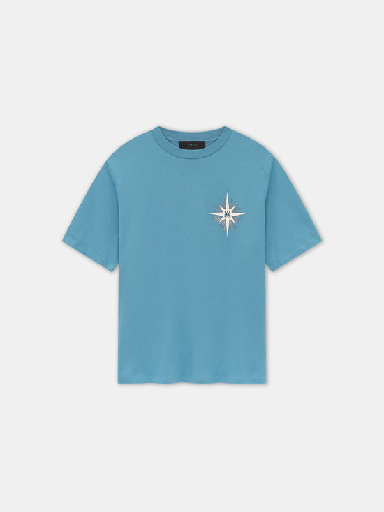 AMIRI STARBURST TEE - Wave Blue