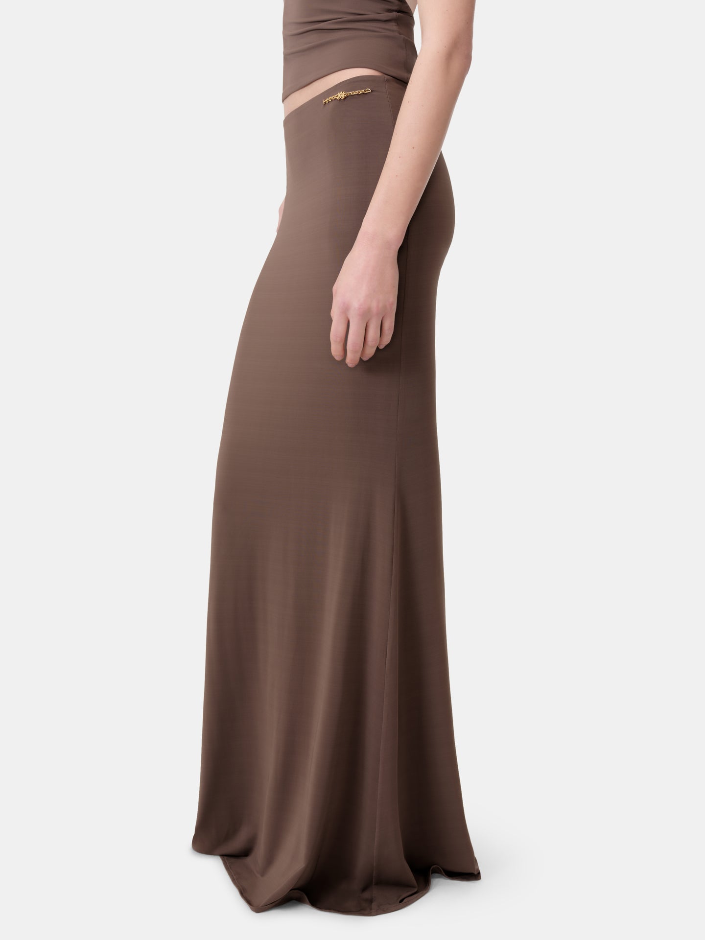 WOMEN - WOMEN'S MAXI SKIRT - Walnut Brown - AMIRI