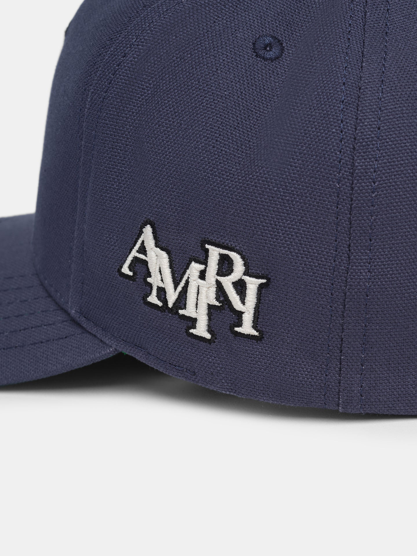 MA STAGGERED AMIRI FULL CANVAS HAT - Navy Off White