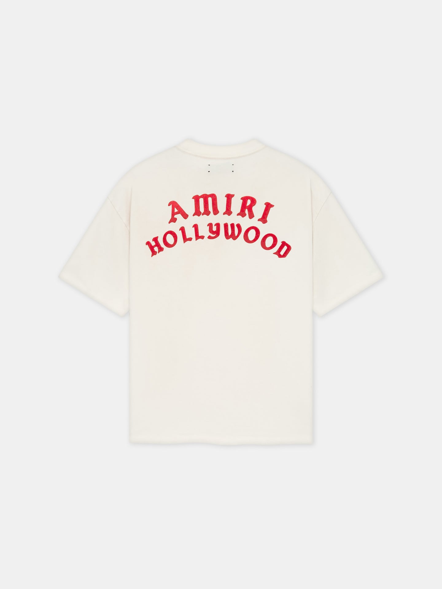 AMIRI HOLLYWOOD OVERSIZED TEE - Ivory Red