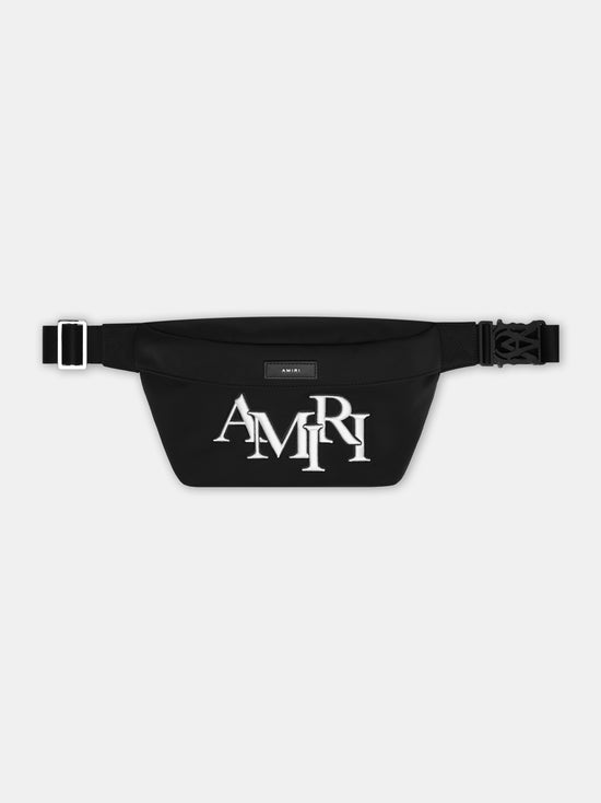 AMIRI STAGGERED BUM BAG - Black