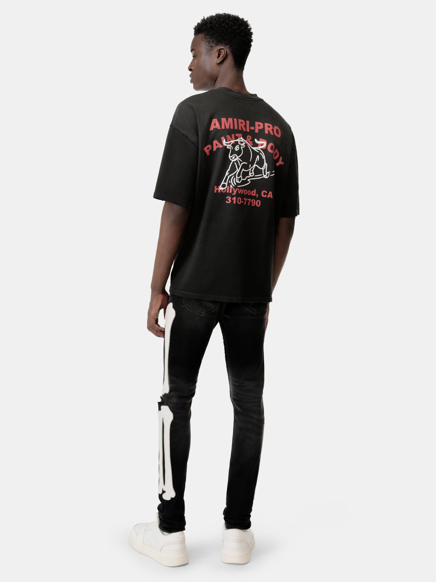 AMIRI BULL OVERSIZED TEE - Black - AMIRI