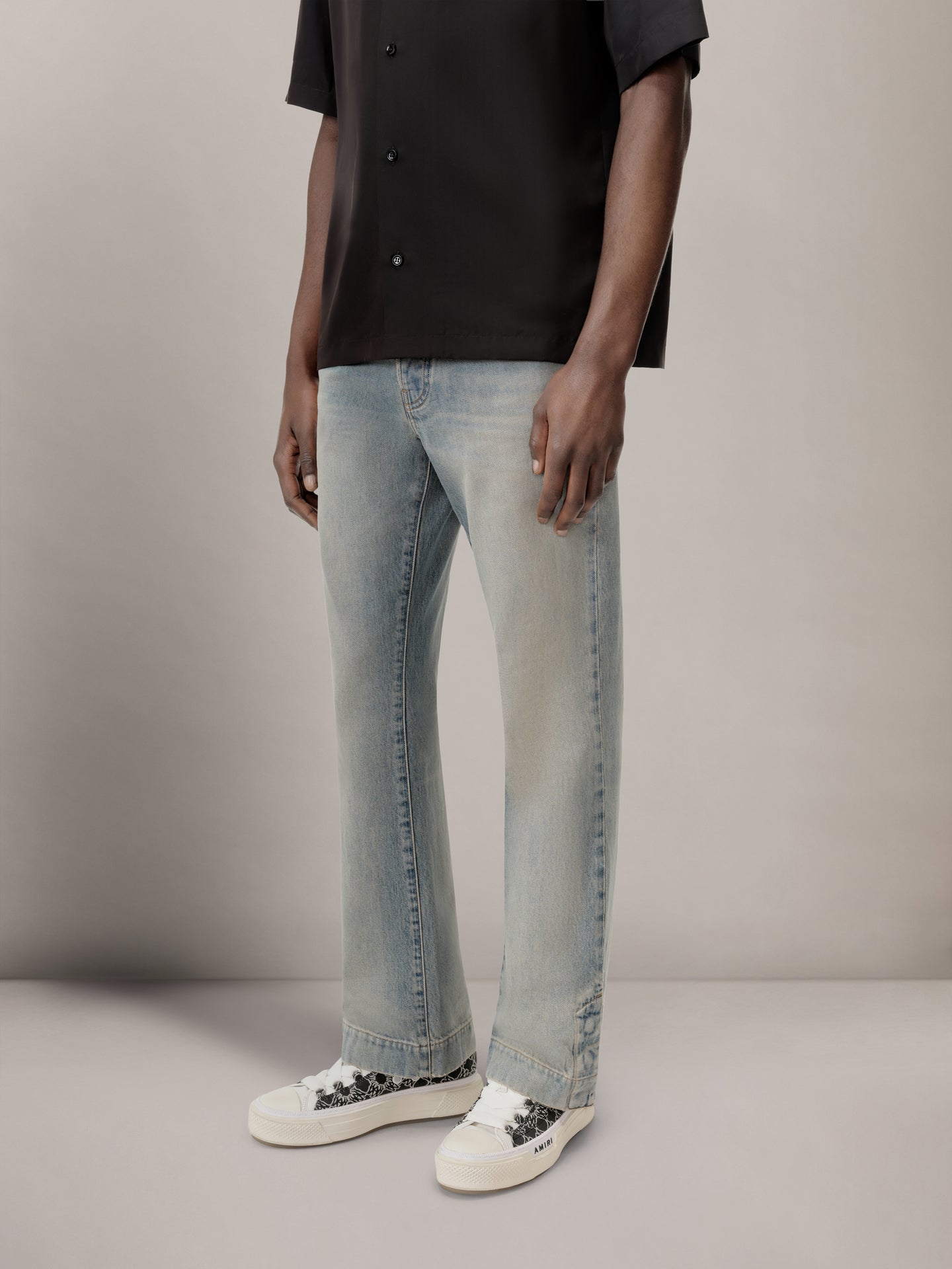 STRAIGHT FLARE JEAN - Antique Indigo - AMIRI
