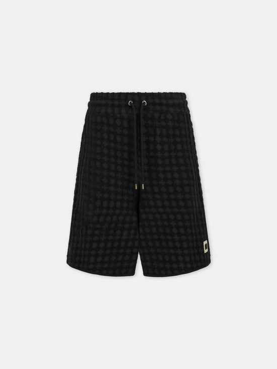 MA QUAD TOWELING SHORT - Black - AMIRI