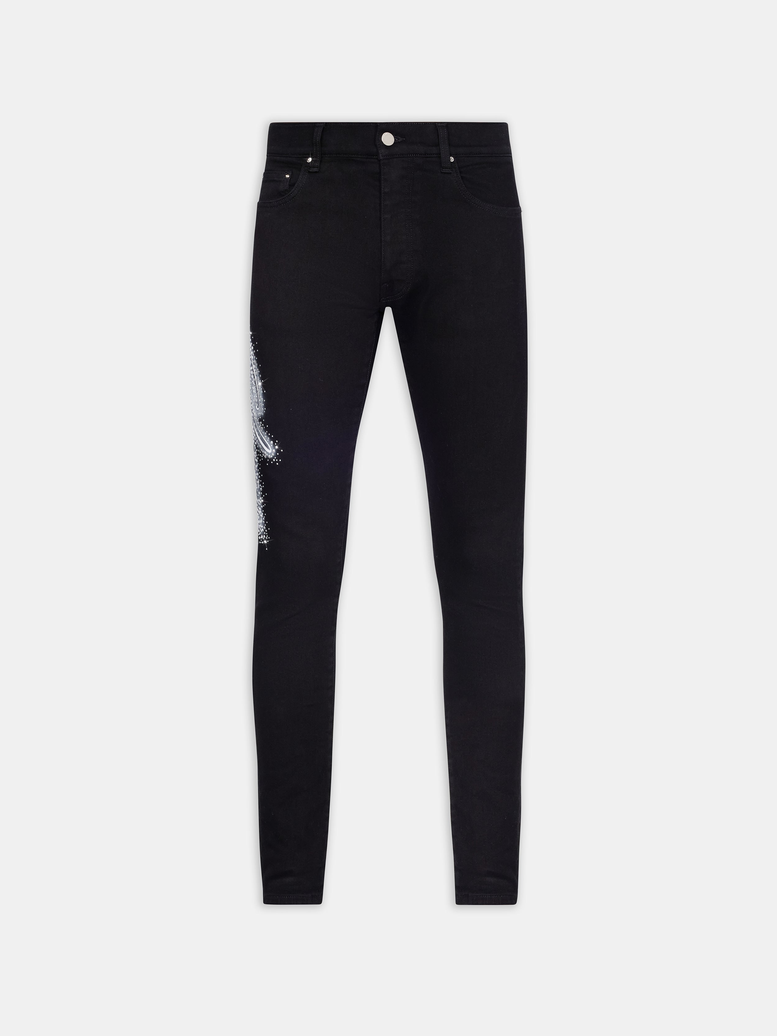 Product CURSIVE AMIRI CRYSTAL JEAN - BLACK featured image