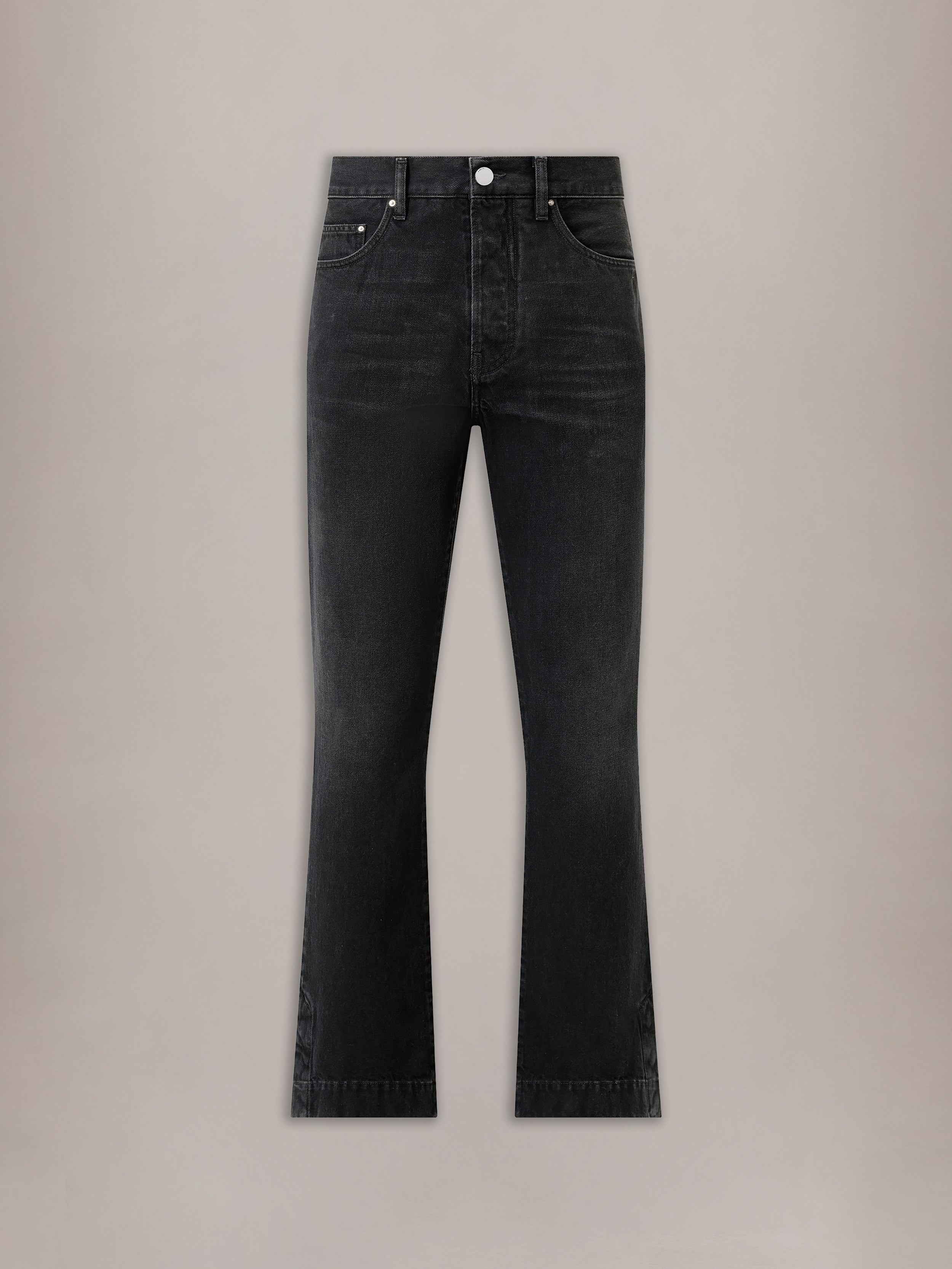 AMIRI ブラック　フレアデニムパンツ STRAIGHT FLARE JEAN - Vintage Black
