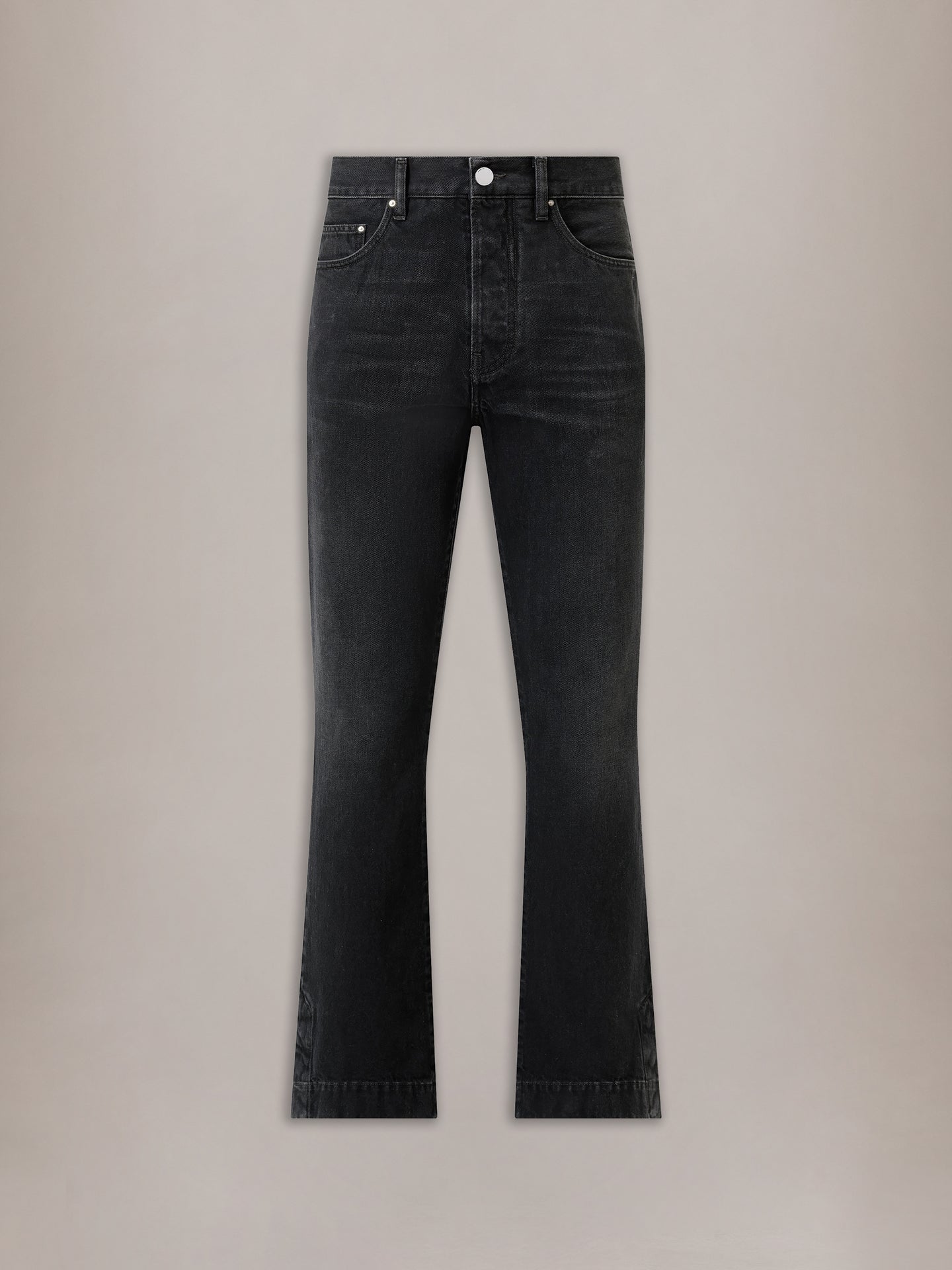 STRAIGHT FLARE JEAN - Vintage Black - AMIRI
