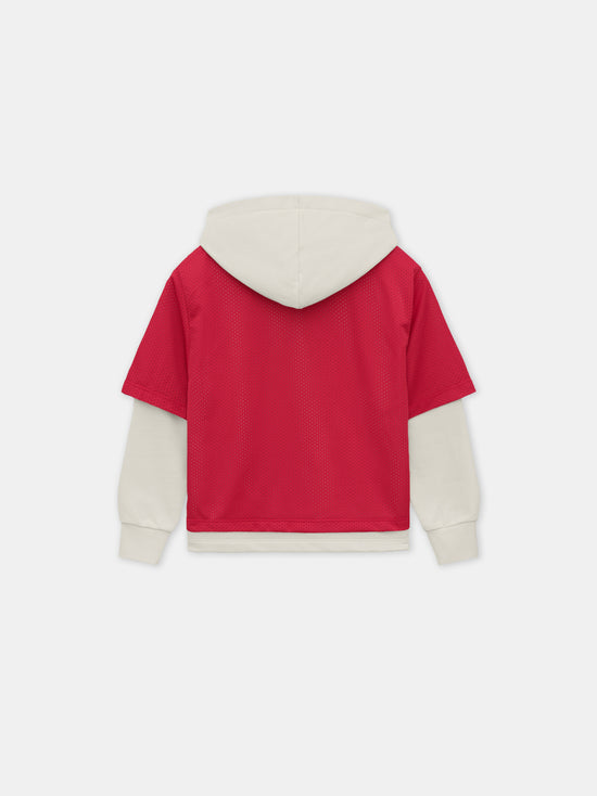 KIDS - KIDS' AMIRI STAR HOODIE - Varsity Red