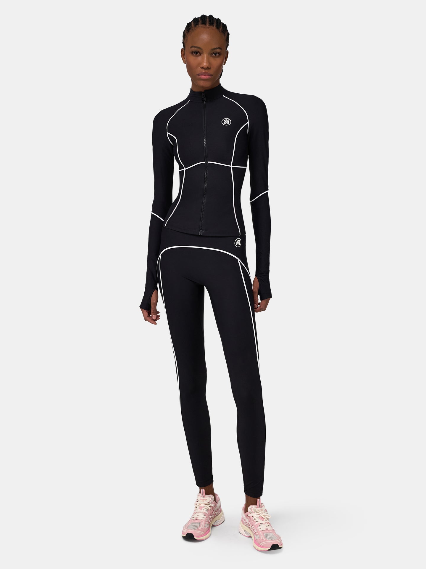 WOMEN - WOMEN'S MA ZIPPED TOP - Black - AMIRI