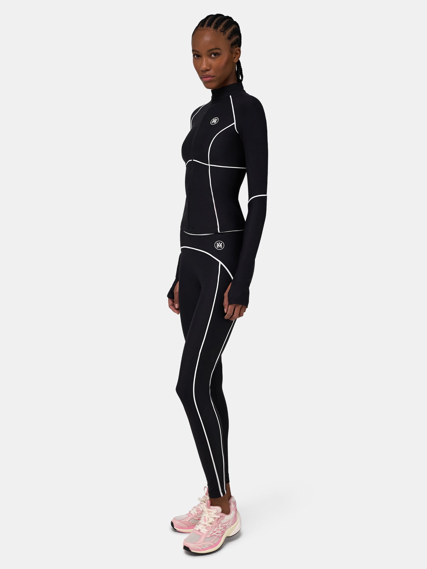 WOMEN - WOMEN'S MA ZIPPED TOP - Black - AMIRI