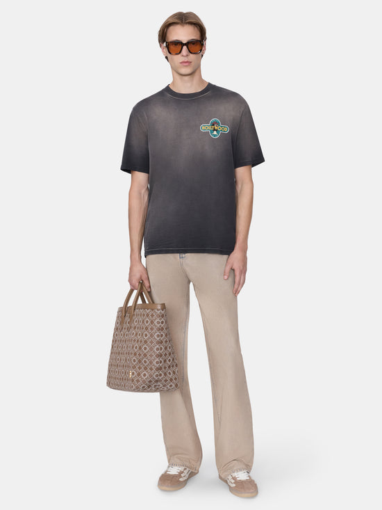 HOLLYWOOD WOLF TEE - BLACK - AMIRI