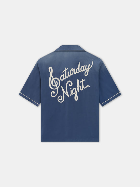 SATURDAY NIGHT CAMP SHIRT - Navy