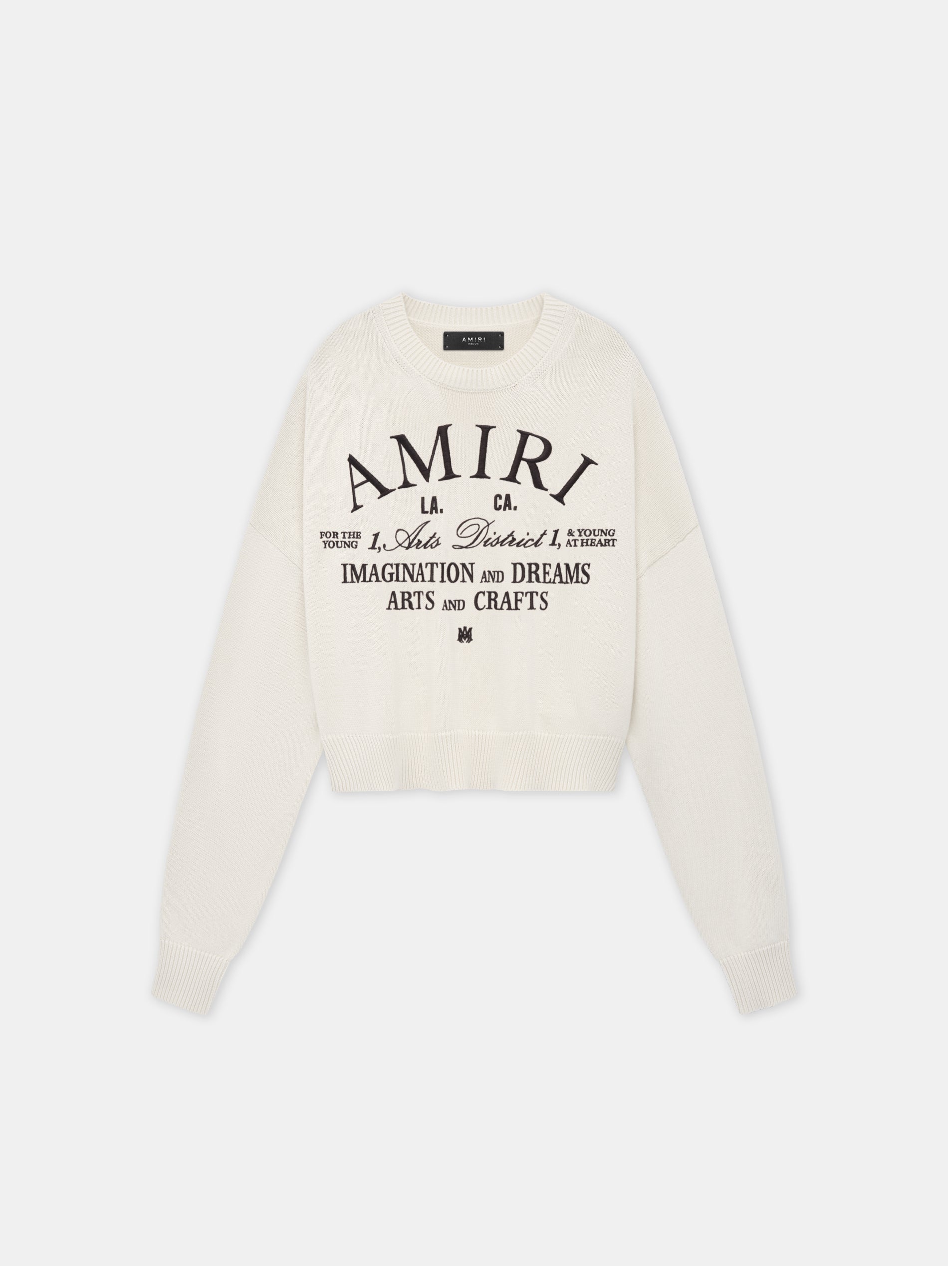 Product WOMEN - WOMEN'S AMIRI ARTS DISTRICT CREW - White featured image