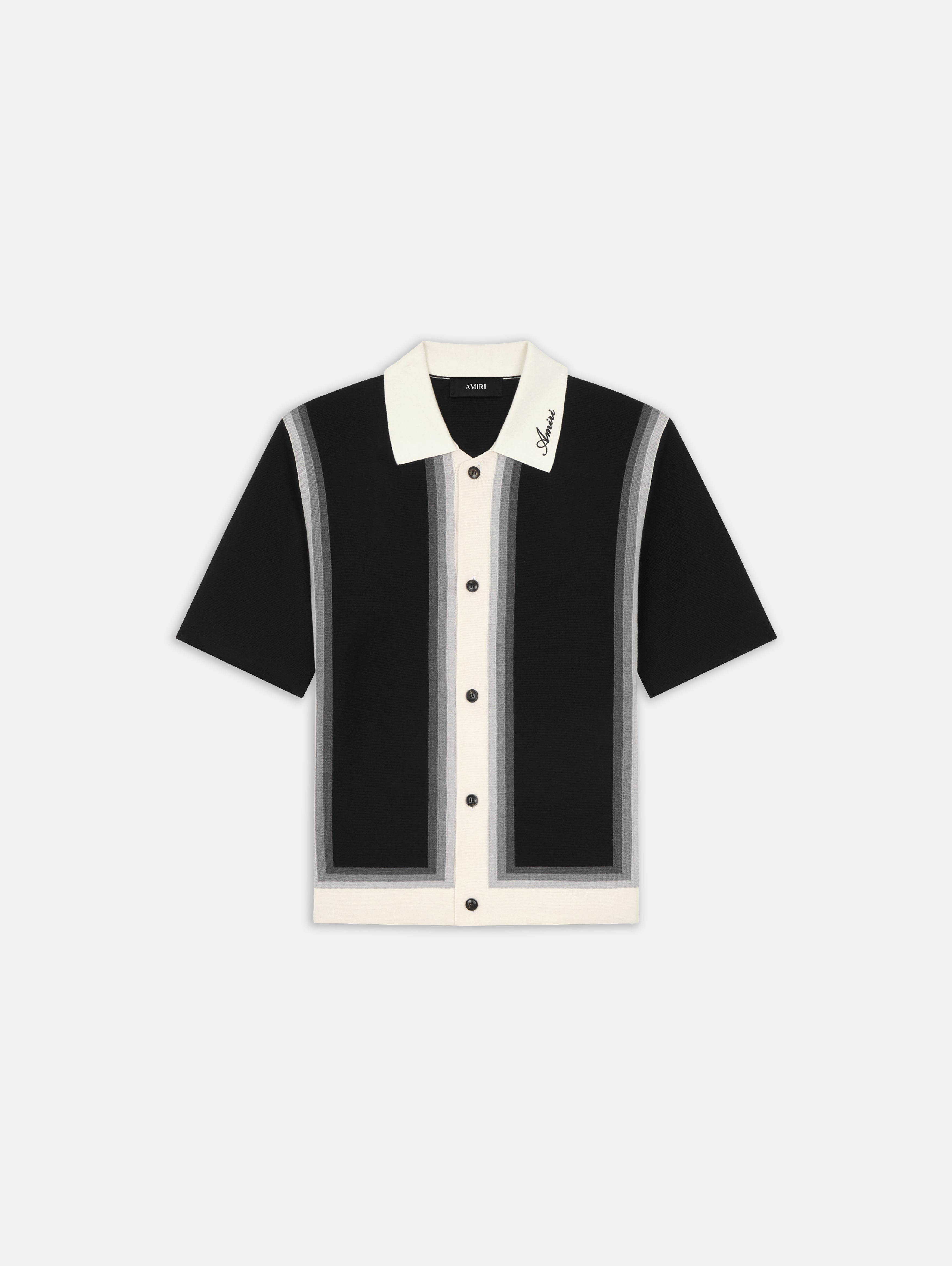 Product AMIRI PANELS KNIT SHIRT - Black featured image