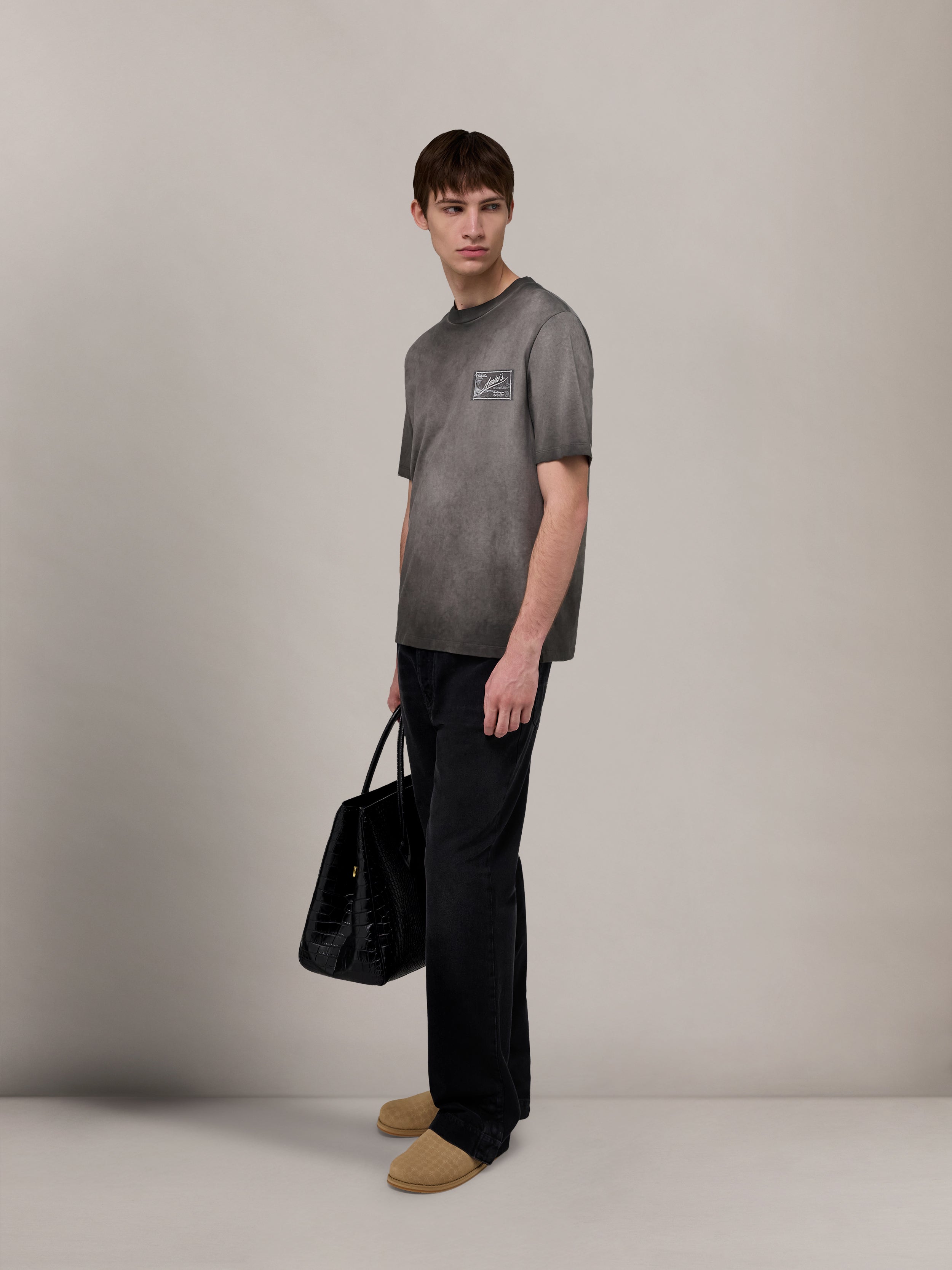 AMIRI QUALITY GOODS LABEL TEE - Black | AMIRI