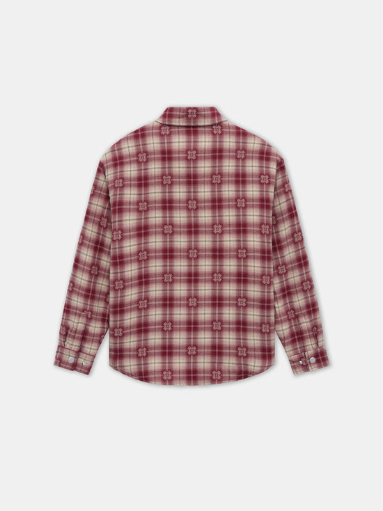 PADDED OVERSHIRT - Deep Red