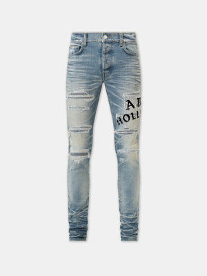 AMIRI HOLLYWOOD REPAIRED JEAN - Honeycomb Indigo - AMIRI