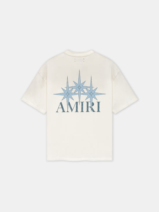 AMIRI STARBURST OVERSIZED TEE - Ivory