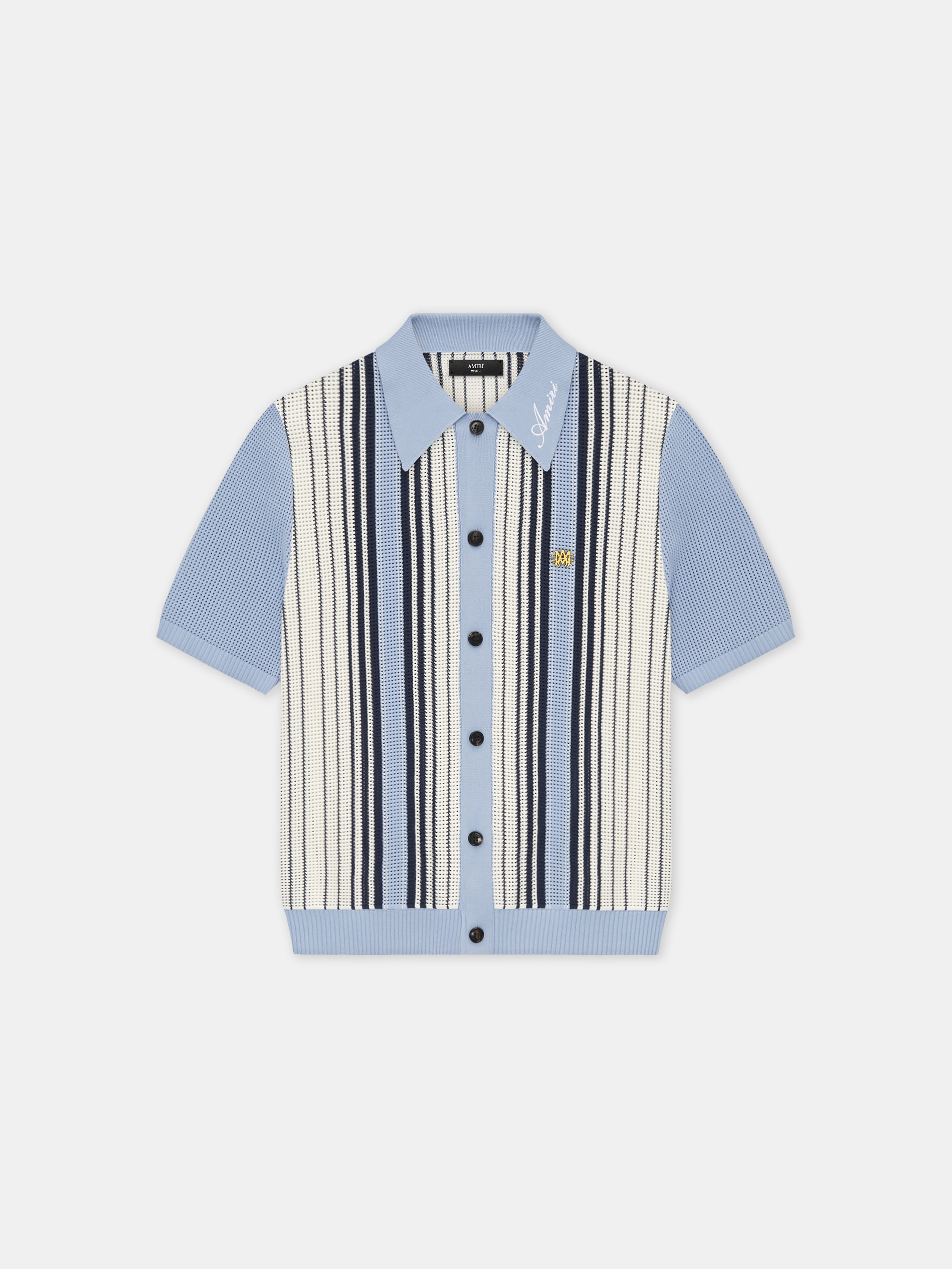 Product AMIRI SCRIPT STRIPE SHIRT - Ashley Blue featured image