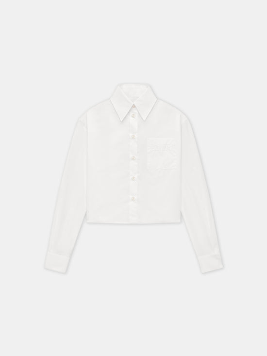 WOMEN - WOMEN'S AMIRI POPLIN SHIRT - Alabaster - AMIRI