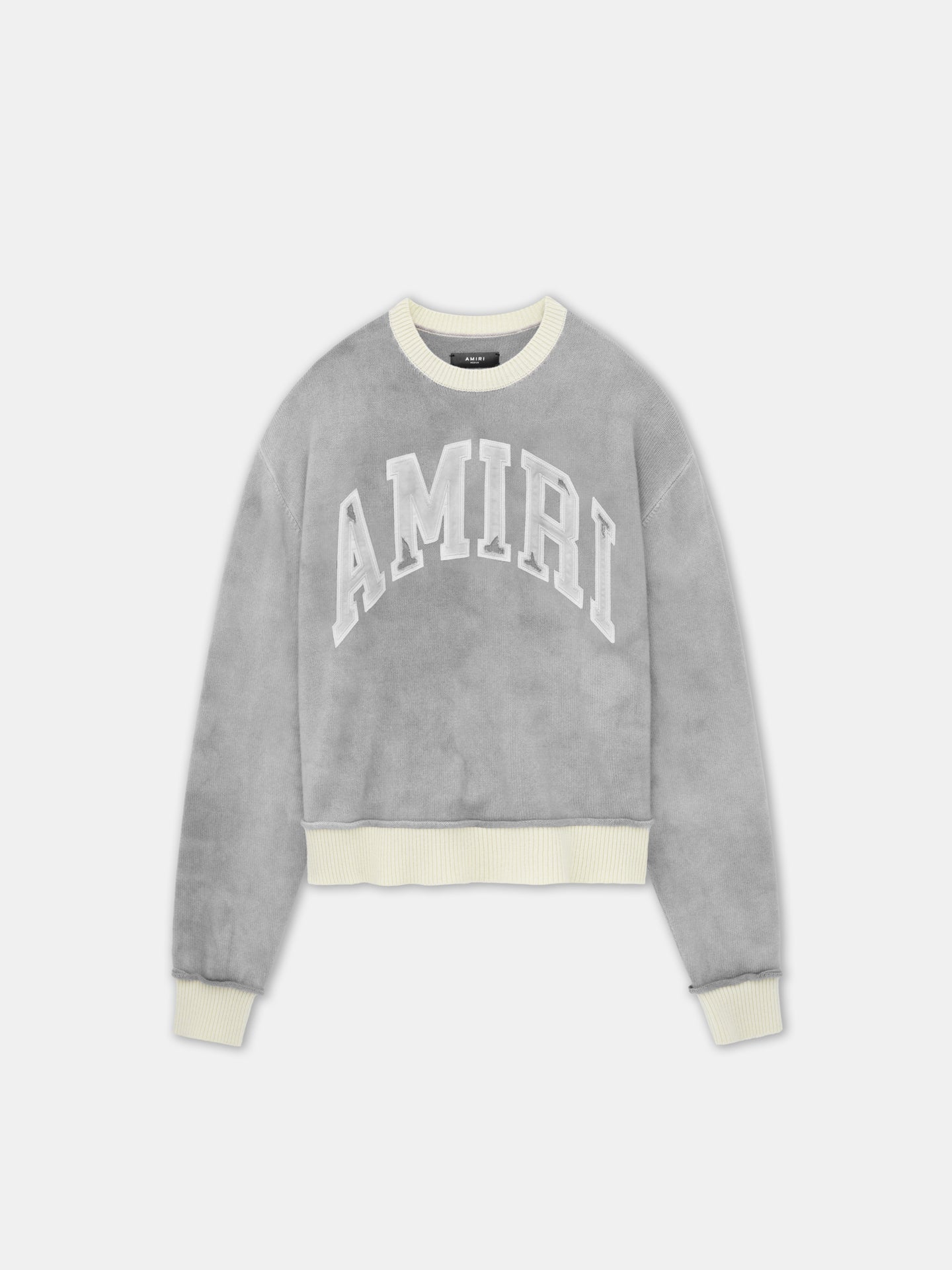 AMIRI VINTAGE CASHMERE CREW - Grey