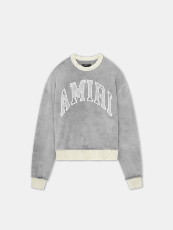 AMIRI VINTAGE CASHMERE CREW - Grey