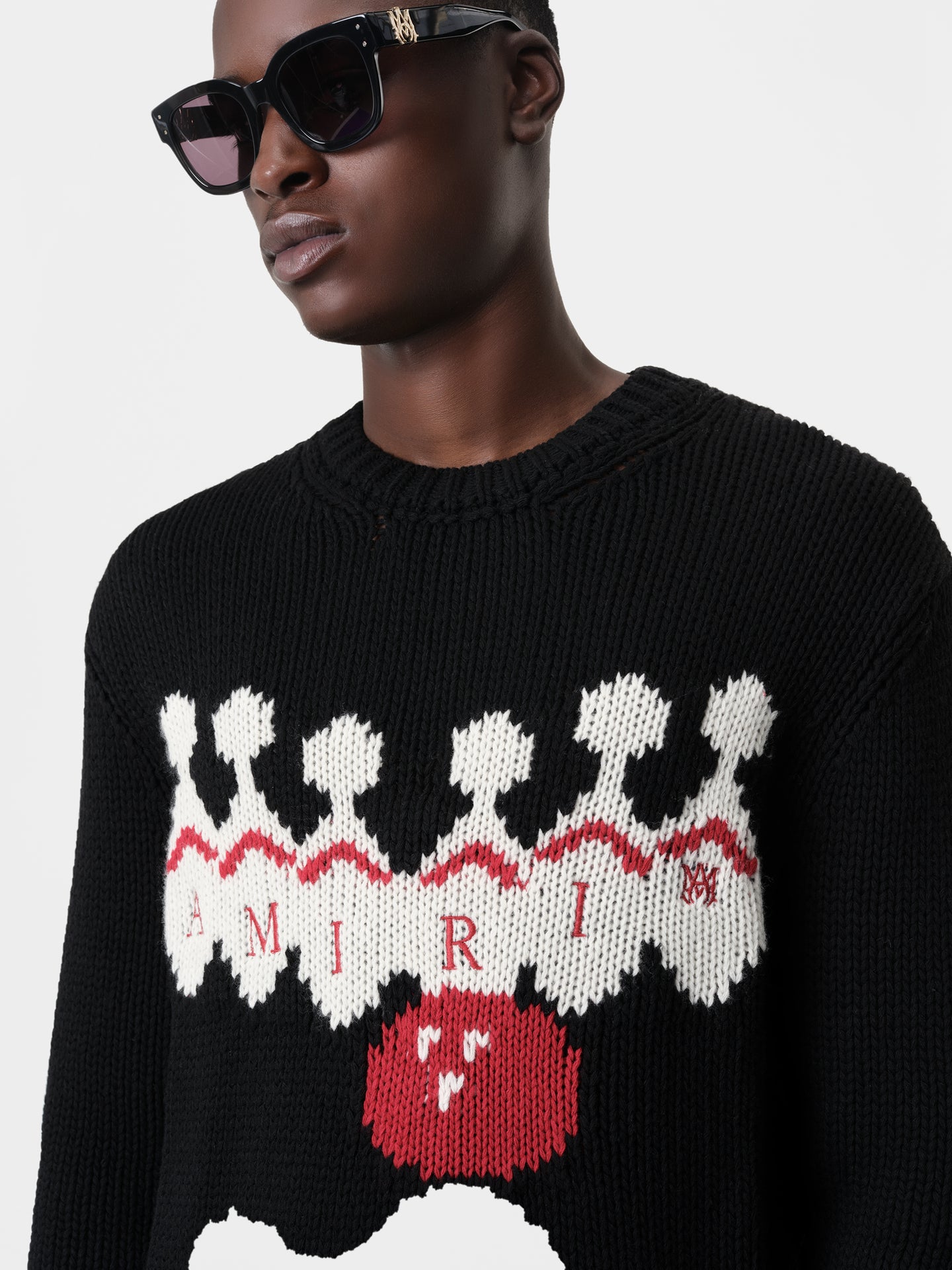 AMIRI BOWLING CREWNECK - Black