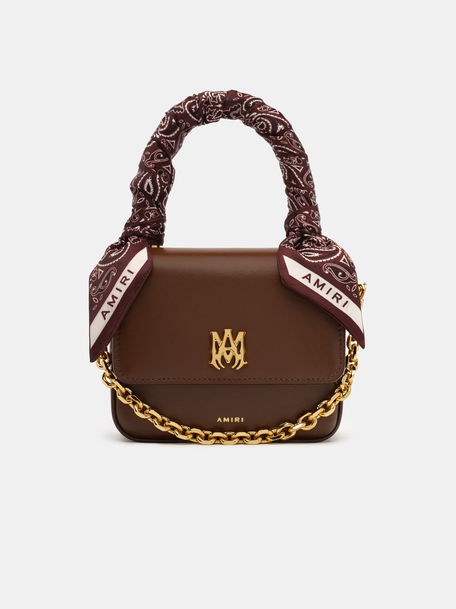 Product WOMEN - WOMEN'S MICRO MA BAG WITH CHAIN HANDLE - Brown featured image