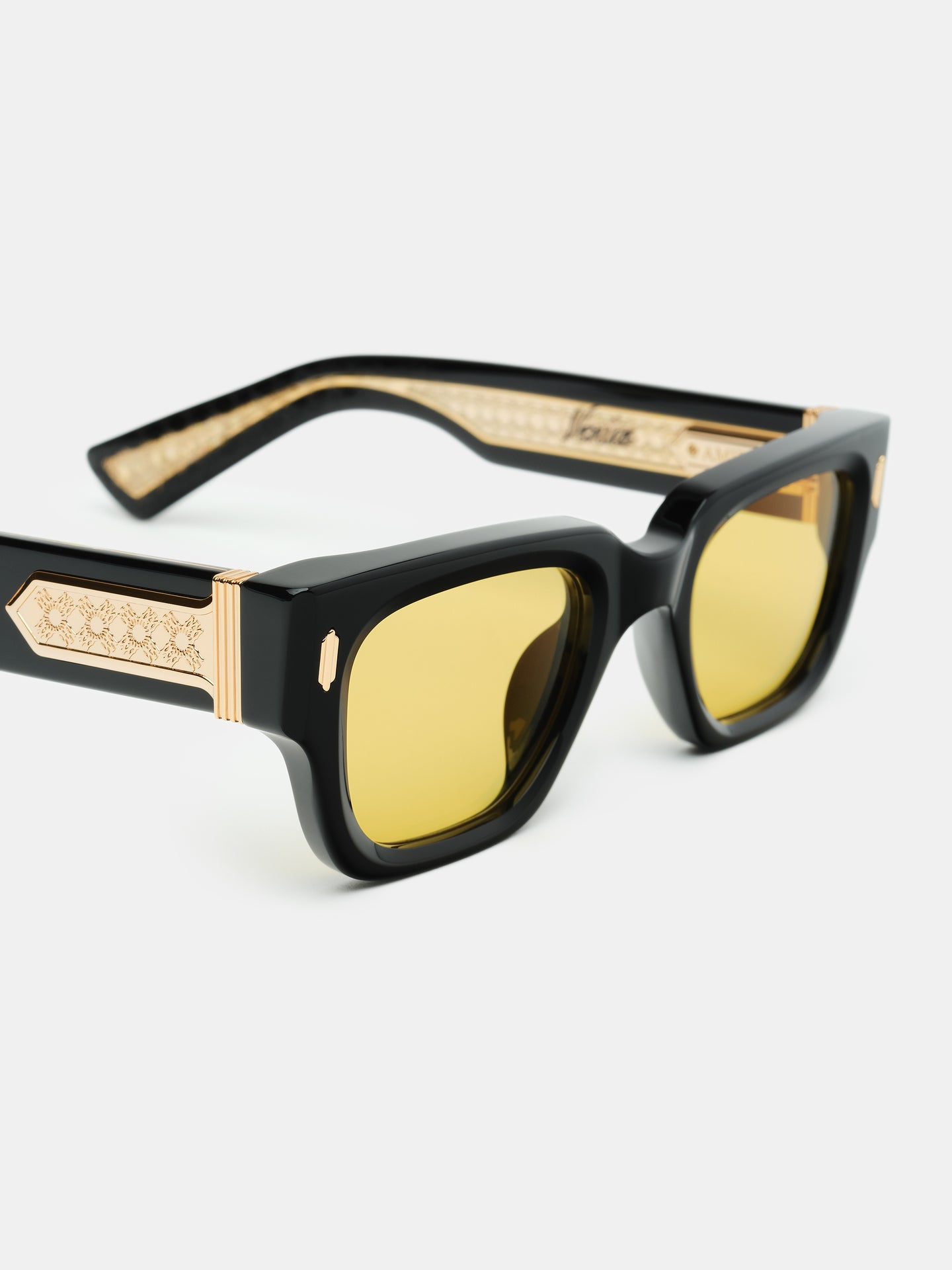 VENICE SUNGLASSES - Black Yellow - AMIRI