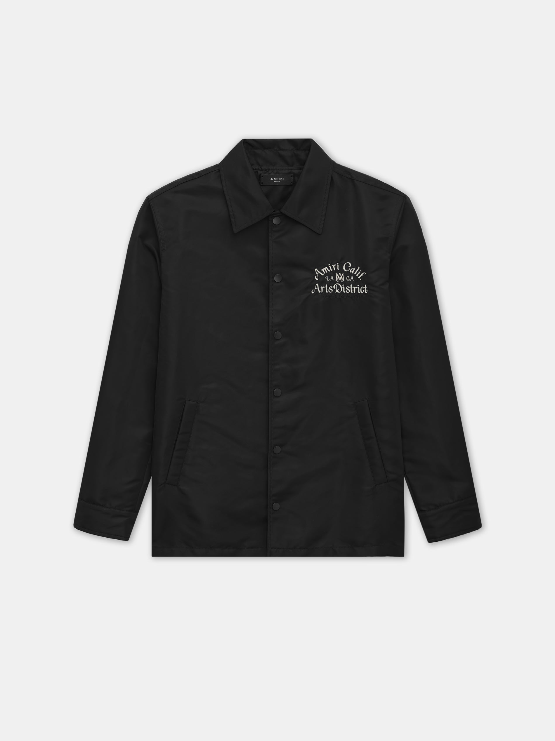 Product AMIRI ARTS DISTRICT COACH JACKET - Black featured image