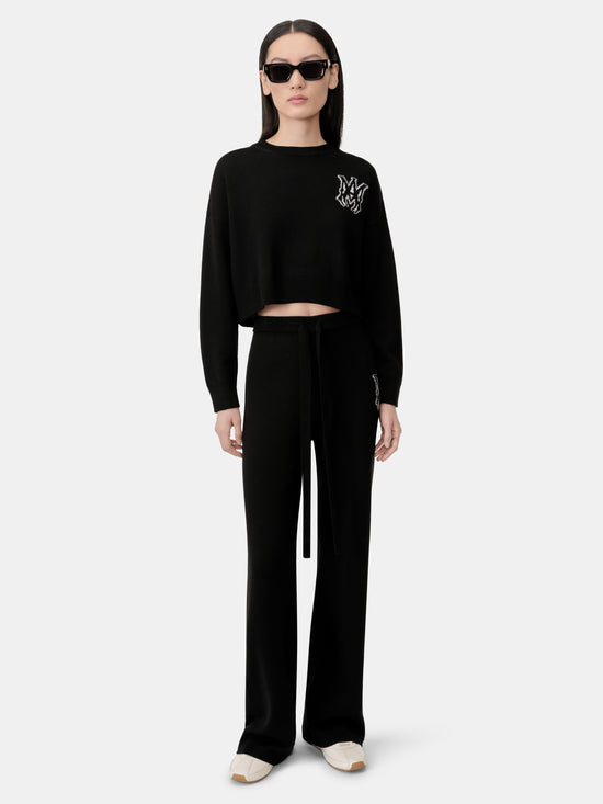 WOMEN - WOMEN'S MA CREW - BLACK - AMIRI