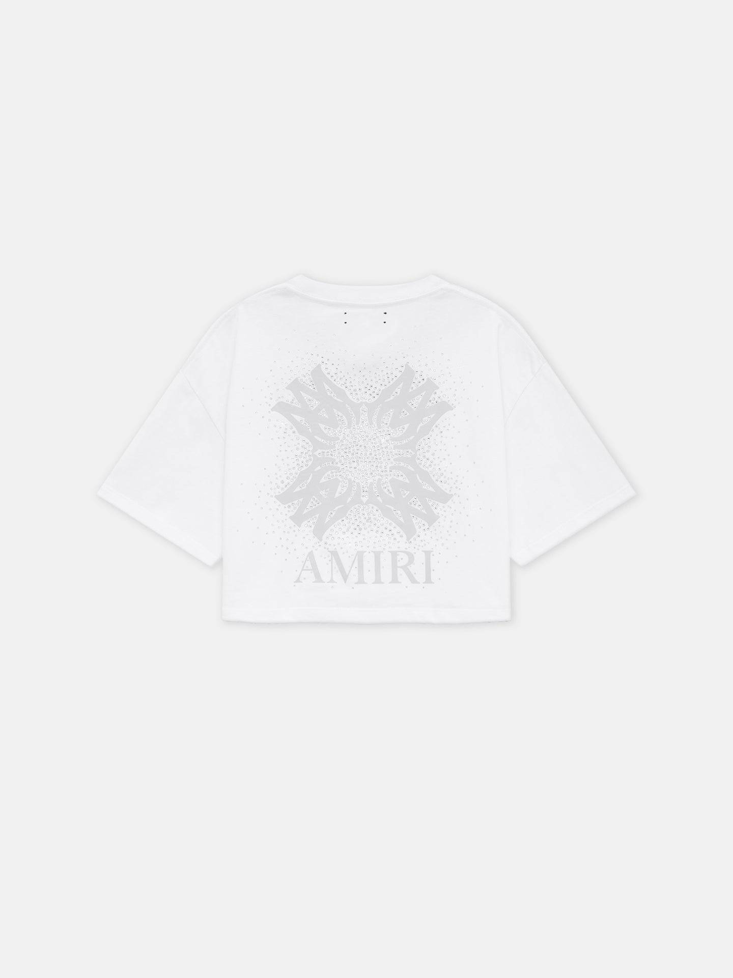 WOMEN - WOMEN'S MA QUAD CRYSTAL CROPPED TEE - White