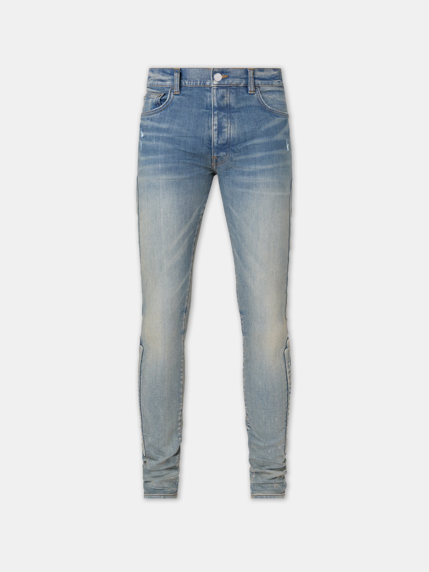 3D BONES SKINNY JEAN - Clay Indigo