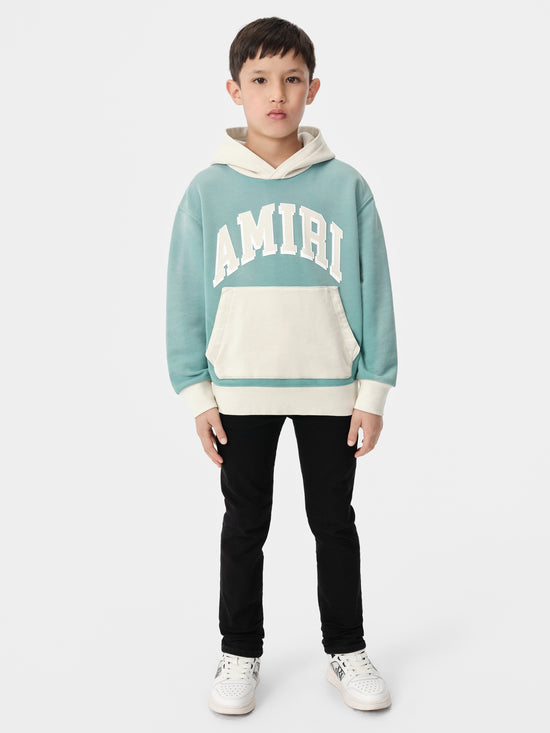 KIDS - KIDS' AMIRI COLLEGIATE HOODIE - Sea Blue