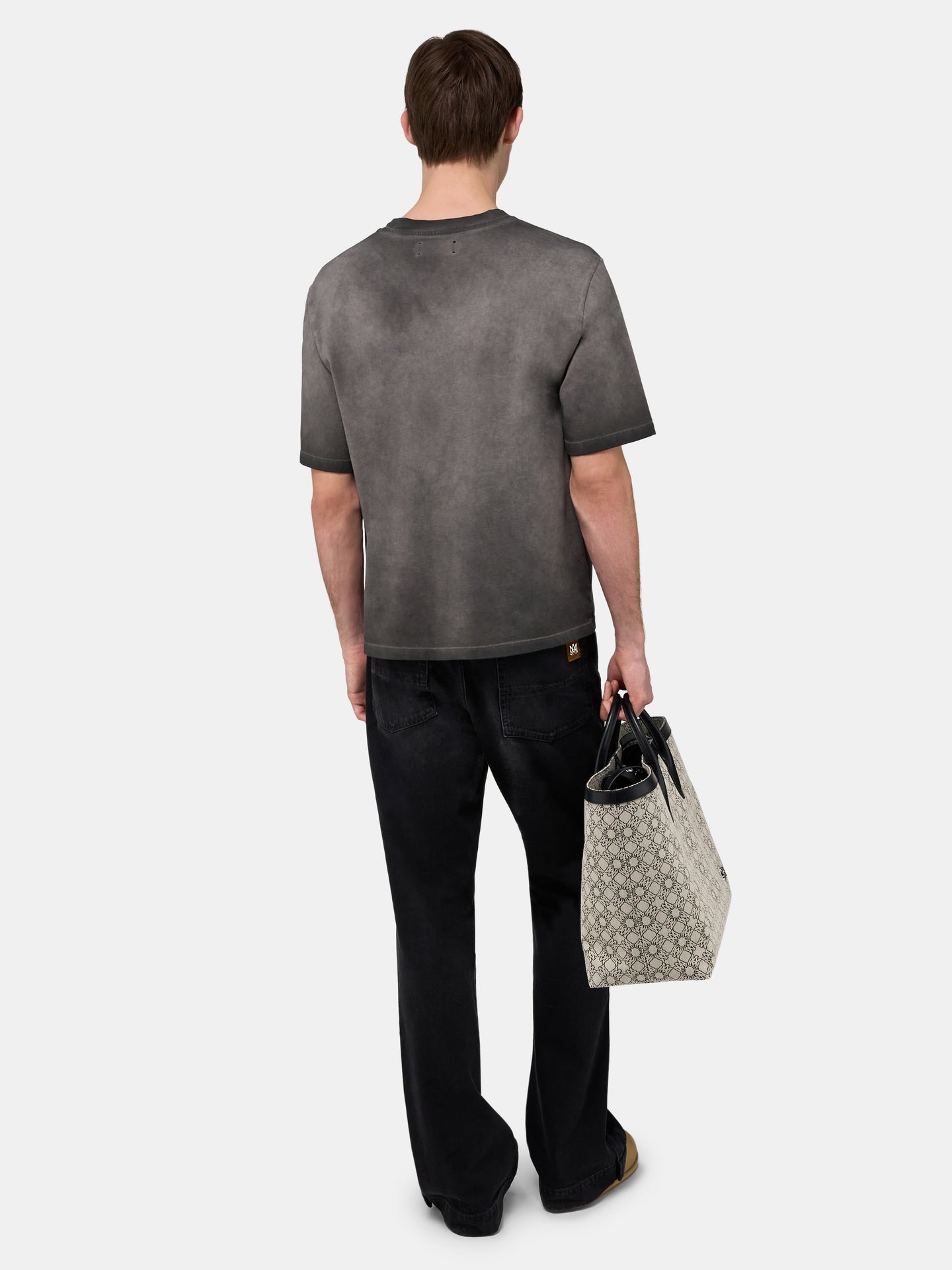 FADED POCKET BOX TEE - Black - AMIRI